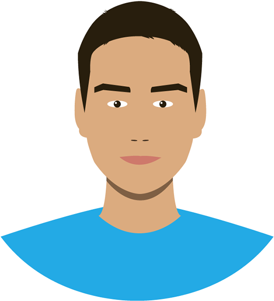 Flat Design Nose (600x700)