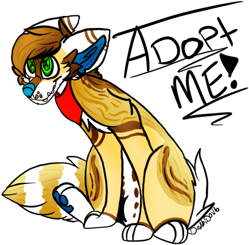 Bite Your Lip Adopt Open By Daddydog16 - Cartoon (894x894)