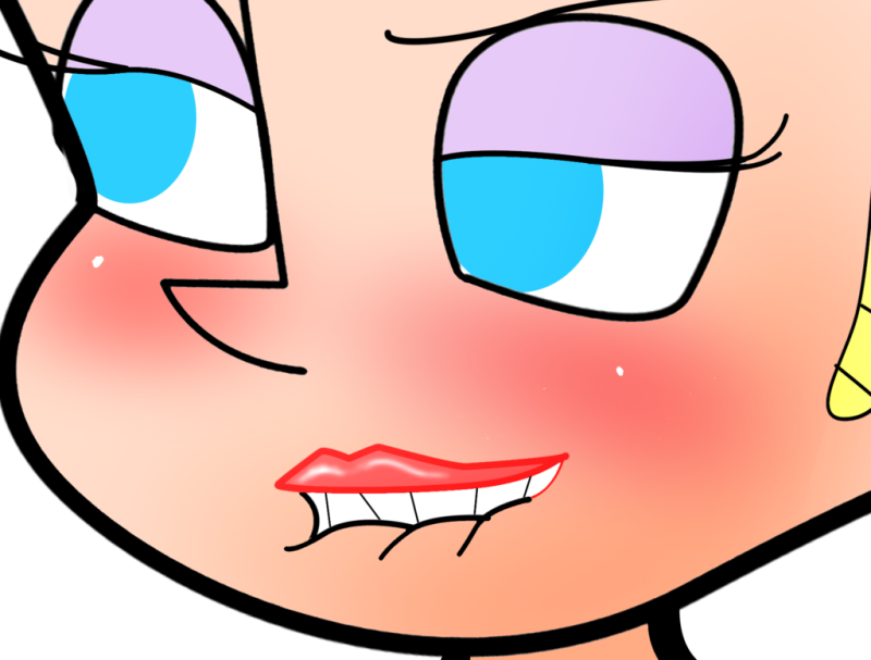 Pin Biting Lip Clipart - Biting Lip Drawing Cartoon (800x607)