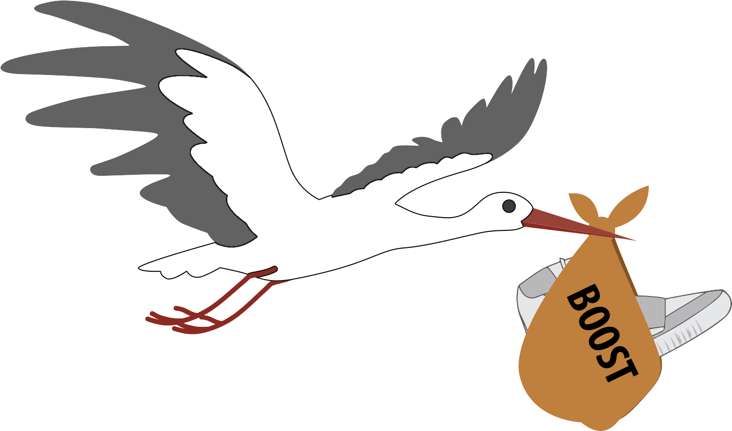 The Blog - White Flying Bird Vector Png (1500x1001)