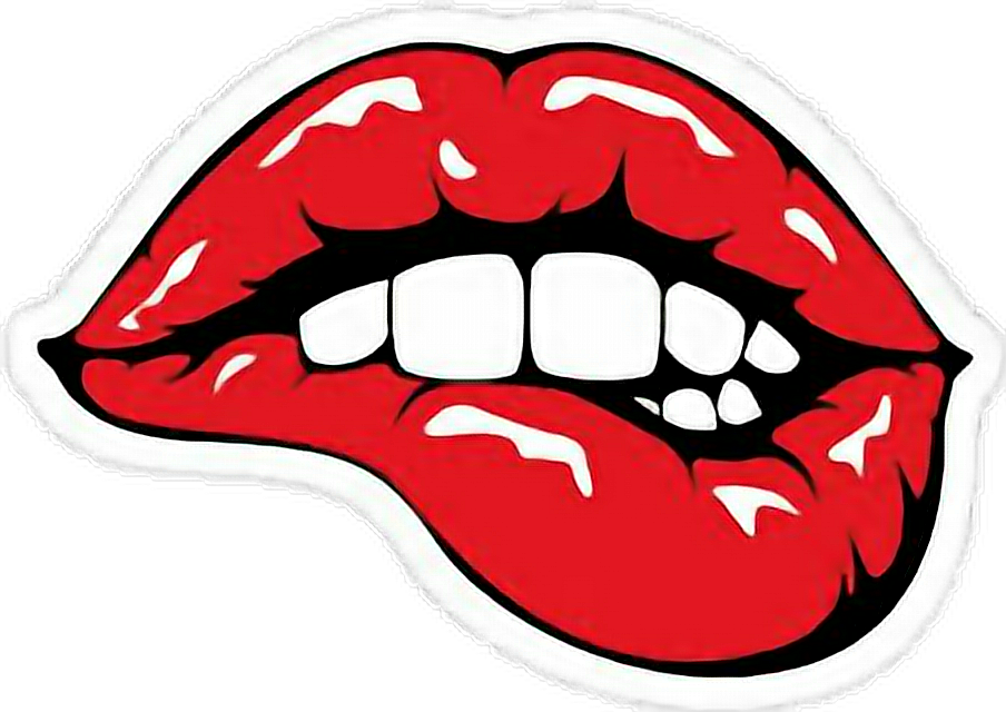 Lip Bite Clip Art , Png Download - Lip Bite Clip Art , Png Download (904x640)