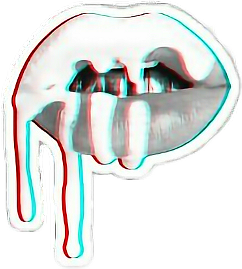Drawn Tongue Trippy Lip - Kylie Cosmetics (1024x1140)