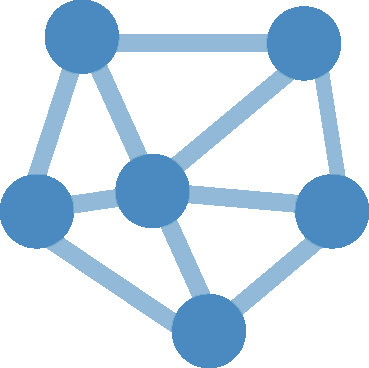 Network Services Cloud Network Systems - Network Blue Icon Png (369x368)