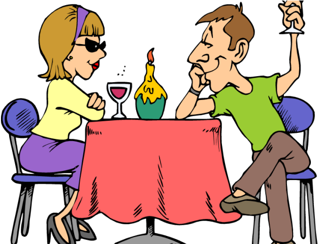 Date Clipart Dating - Dining Out (640x480)