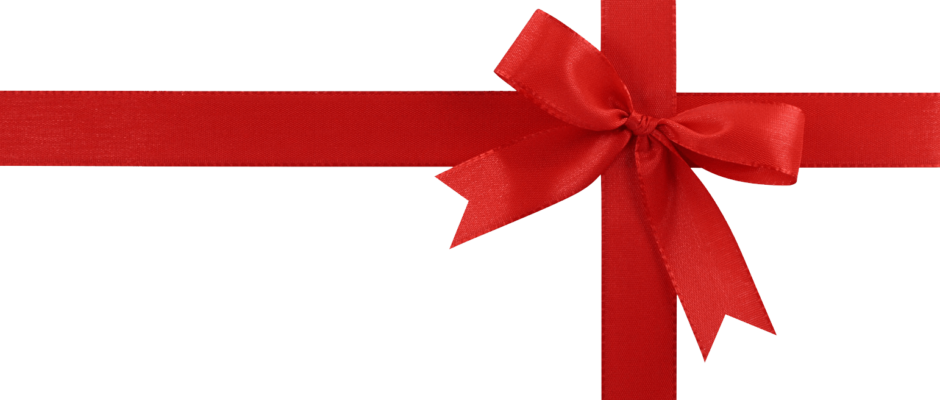 Valentine's Day Gift Ideas - Red Ribbon Gift Wrap (940x400)