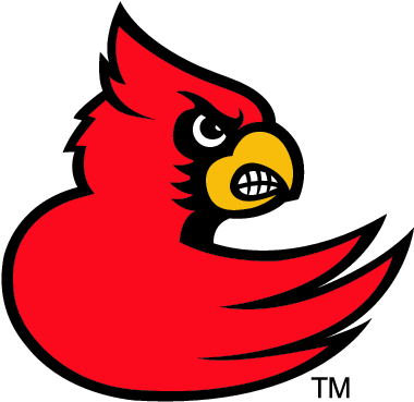 Louisville Cardinals Logos Company Clipartlogocom - Louisville Cardinals Men's Basketball (397x386)