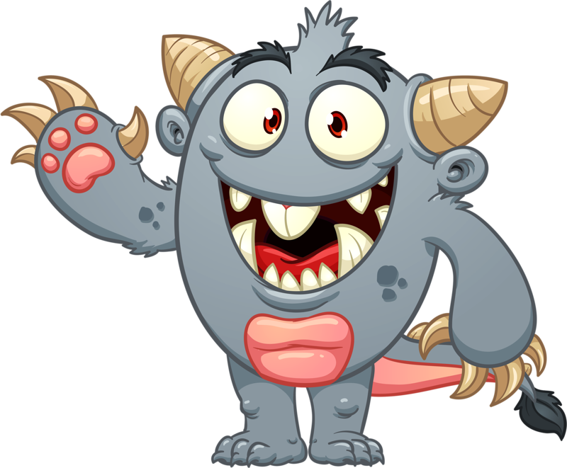 ○•‿✿⁀monster Mash‿✿⁀•○ - Cartoon Monster (800x661)