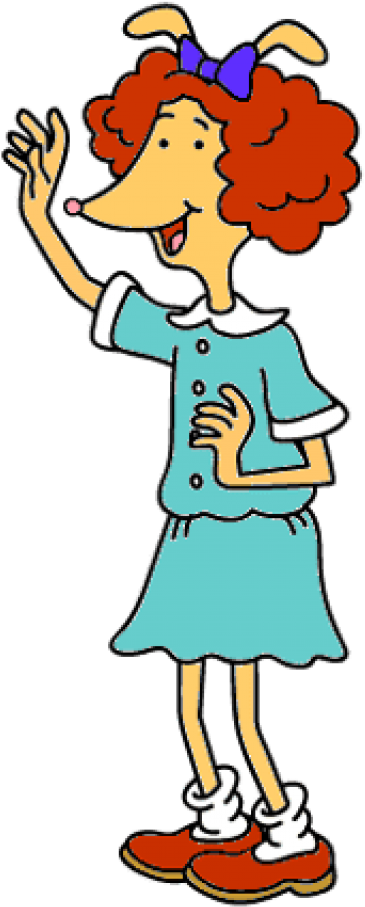 Free Png Download Arthur Character Prunella Waving - Arthur Fortune Teller (480x975)