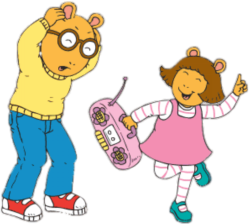 Free Png Download Arthur's Sister Plays Annoying Music - Siblings Annoying Each Other Clipart (850x780)