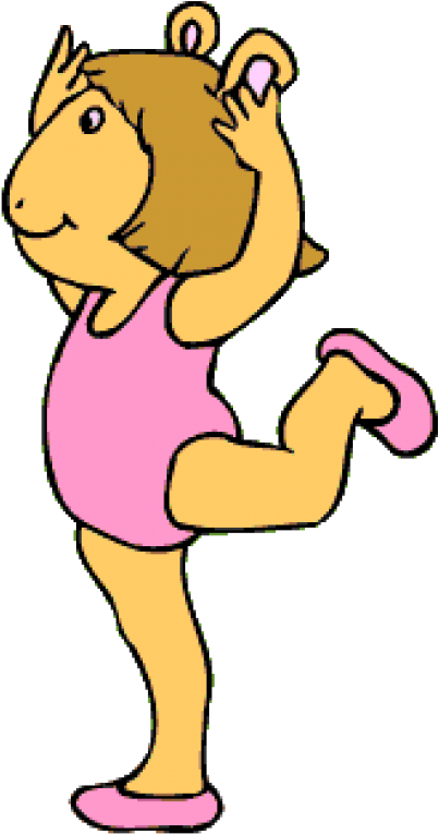 Free Png Download Arthur's Sister Doing Ballet Clipart - גילי מארתור (481x795)