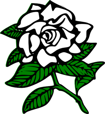 Silhouette Clip Art Clipart Design Minecraft In - Gardenia Clip Art (370x400)