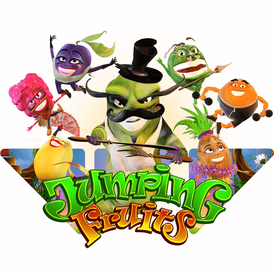 Jumping Fruits - Cartoon (900x900)