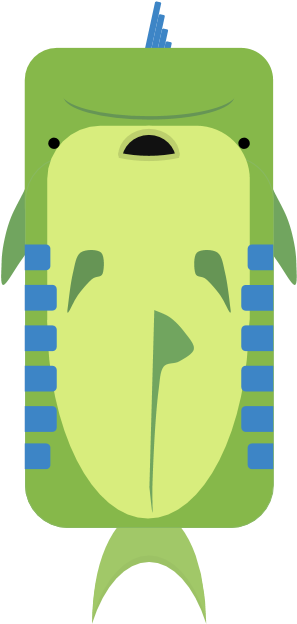 Animal[animal] Mahi Mahi V2 - Emblem (568x720)