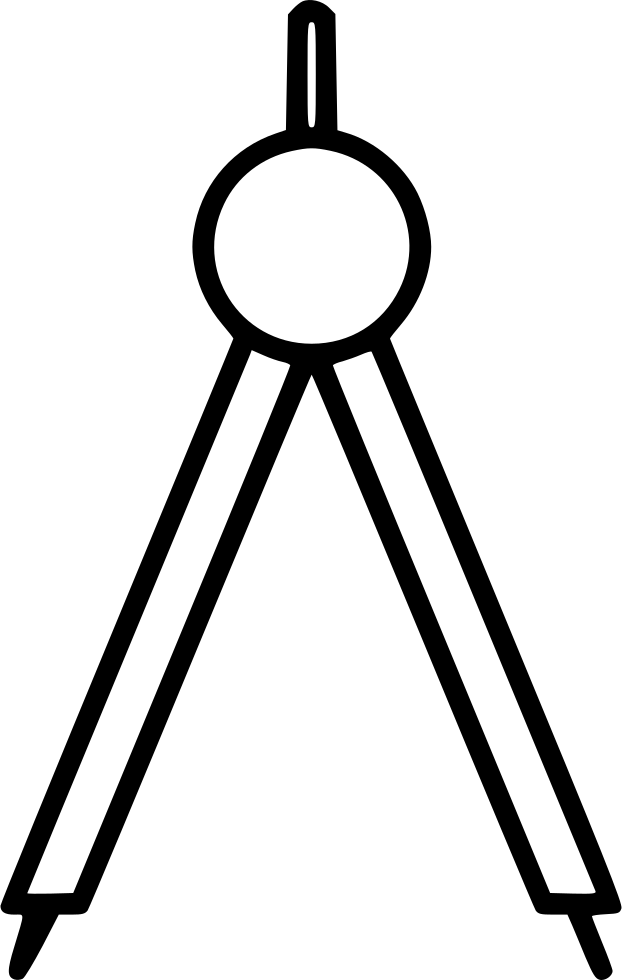 Compass Geometry Tool Tools Svg Png Icon Free Download - Vector Graphics (622x980)