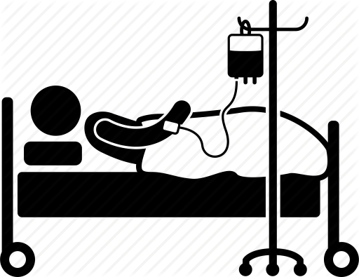 Patient In Bed Png (512x395)