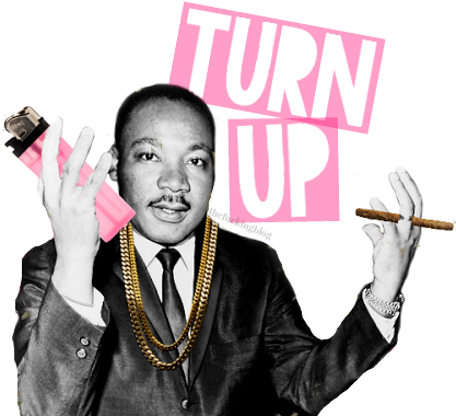 King Of Turnt Tumblr - Martin Luther King Jr (495x447)