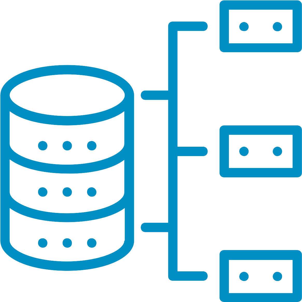 Use Delft-fews To Structure Your Data Streams And Models - Data Infrastructure Icon (1200x1200)