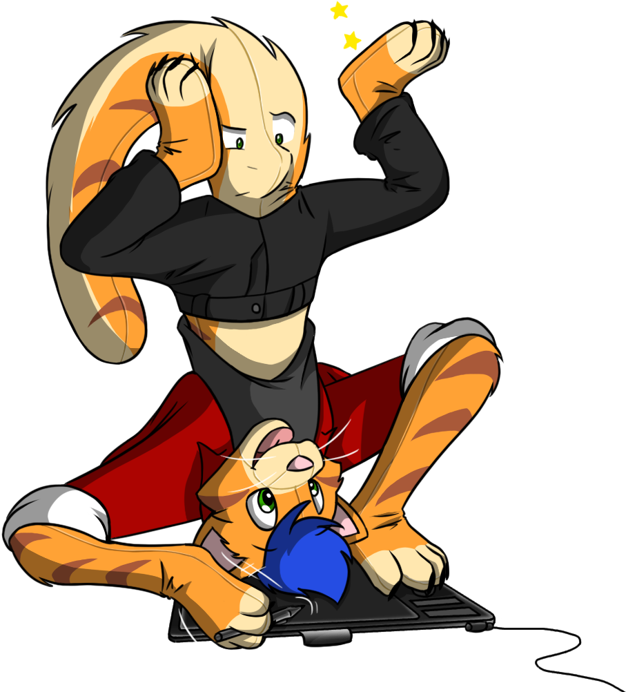 Wacky Wacom - Cartoon (940x1020)