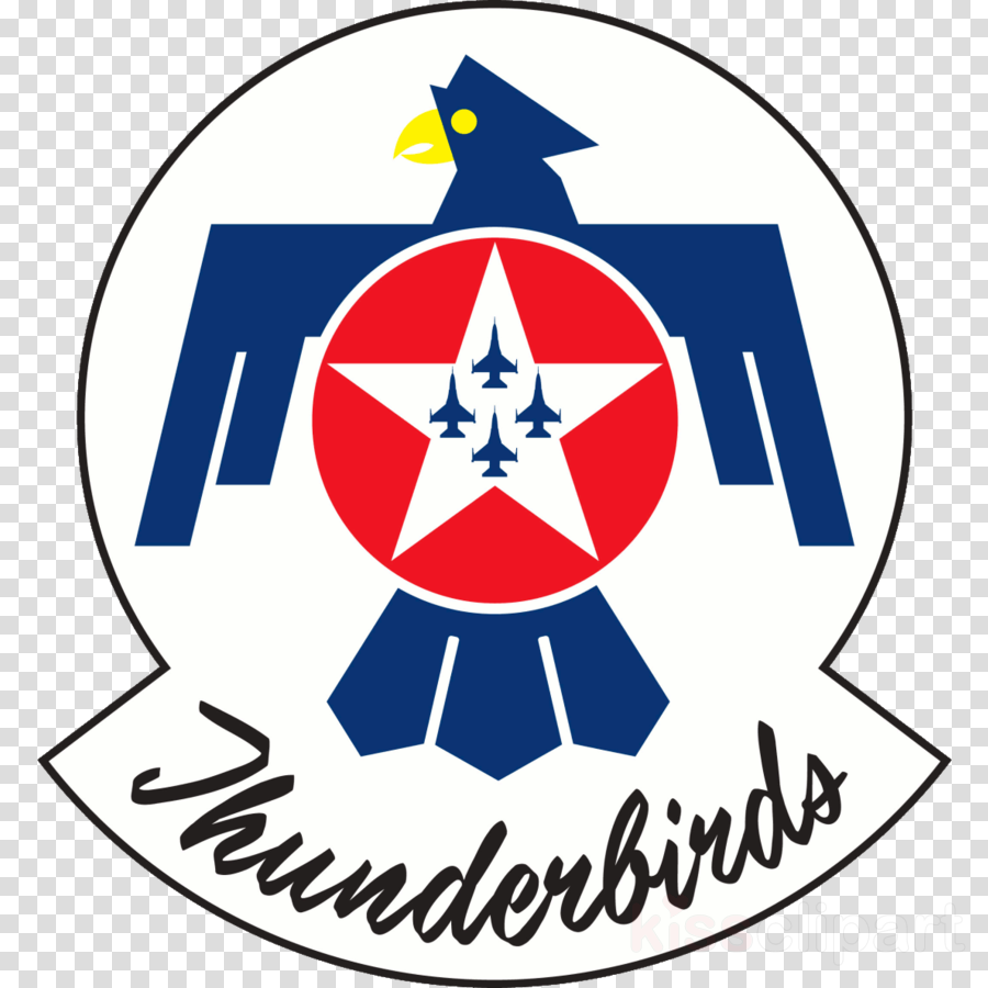 United States Air Force Thunderbirds Clipart Nellis - Air Force Thunderbirds Logo (900x900)