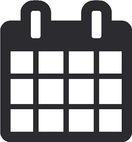 Calendar Icon Black Png (512x512)