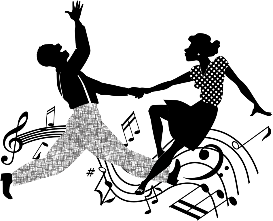 Clipart Free Download Drawing Dancing Swing - Lindy Hop Silhouette (1024x768)