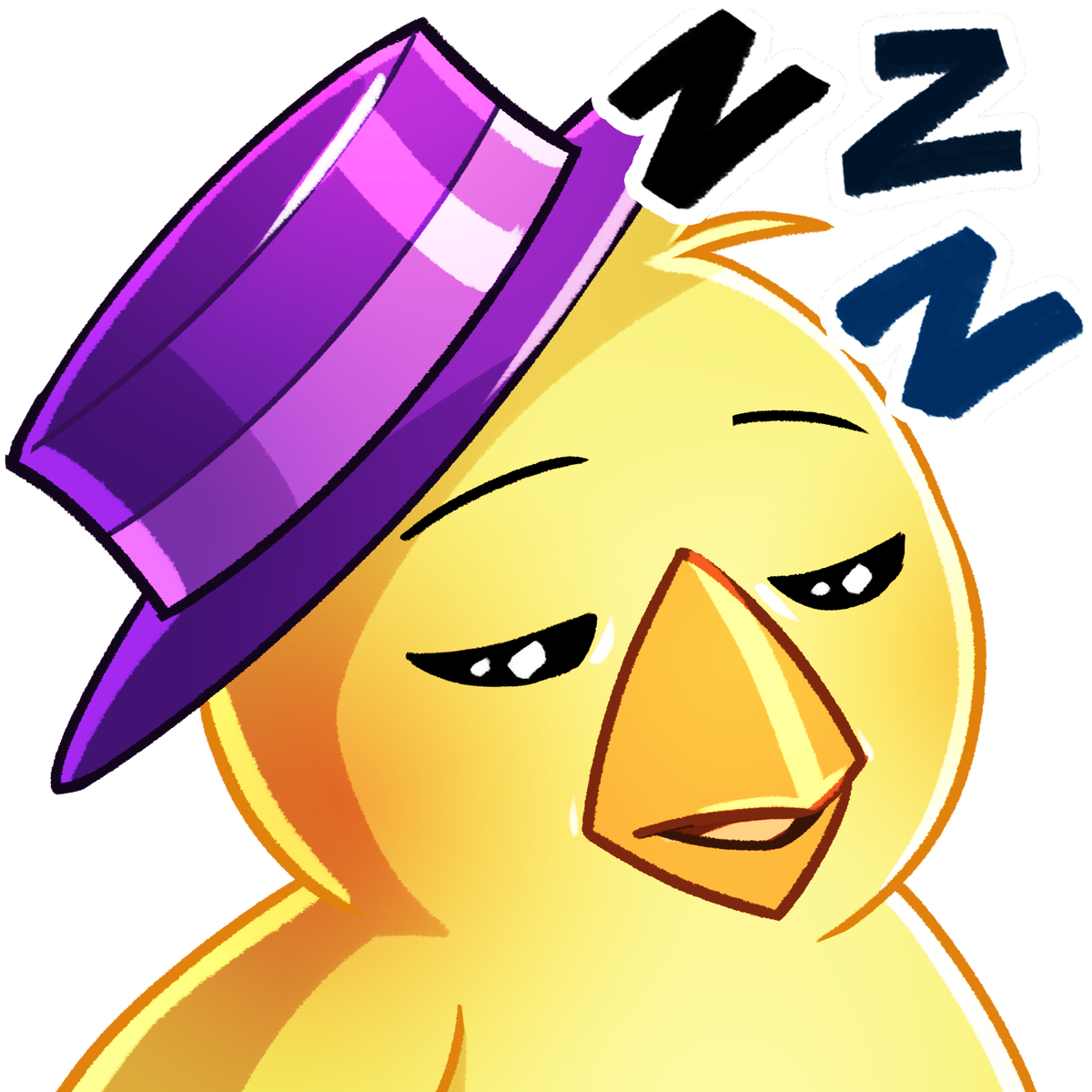 1200 X 1200 8 0 - Sleepy Emote (1200x1200)