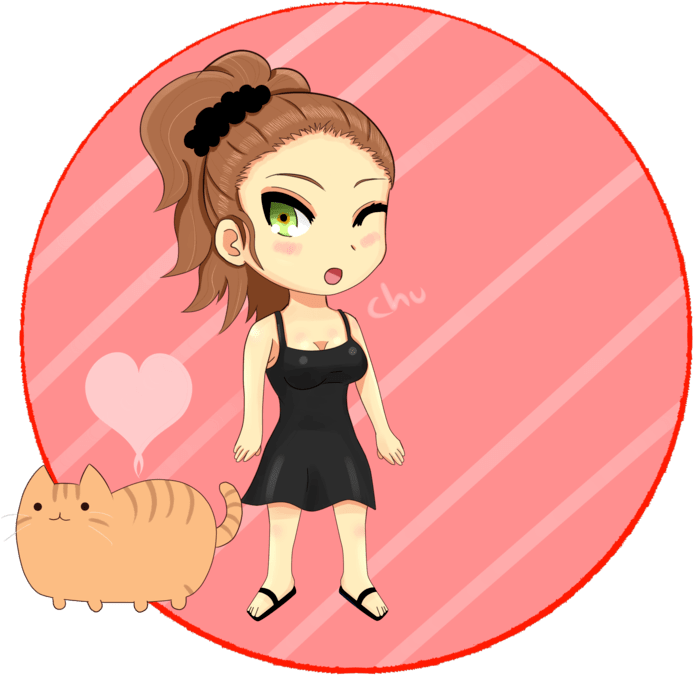 Chibi Arctic Fox - Cartoon (900x900)