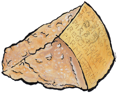 A Chunk Of Parmigiano Reggiano - A Chunk Of Parmigiano Reggiano (400x309)