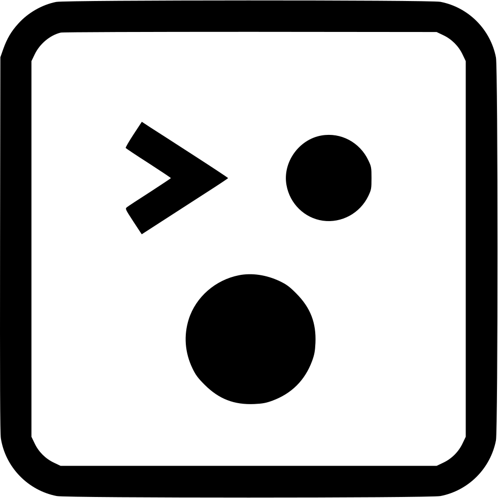 Wink Wow Svg Png Icon Free Download - Icon (981x982)