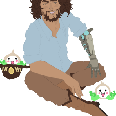 Pachimari Cuddles - Illustration (400x400)