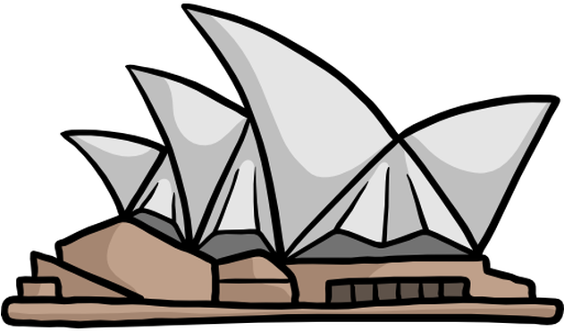 Illustration Computer Icons Drawing - Sydney Opera House Clip Art (1200x630)