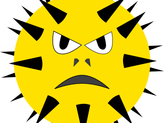 Evil Clipart Virus - Clip Art (640x480)