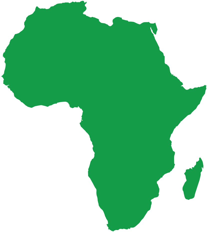 Black African Map Png (1000x1000)