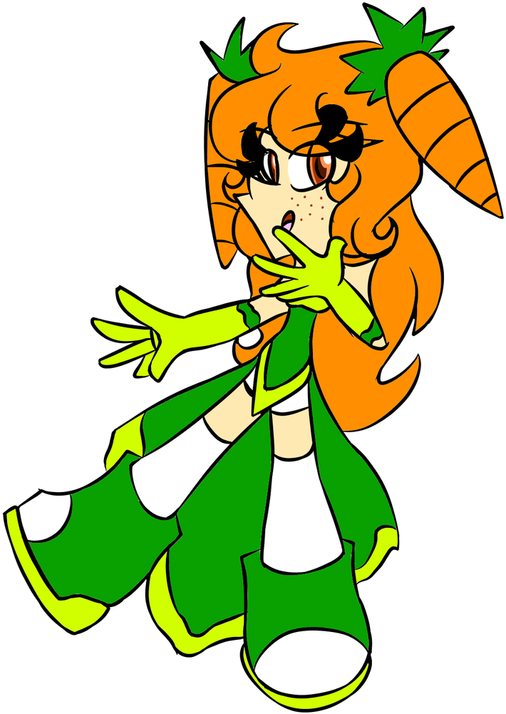 Carrot Cake Magical Girl By Ace The Artist - Cartoon (765x1044)