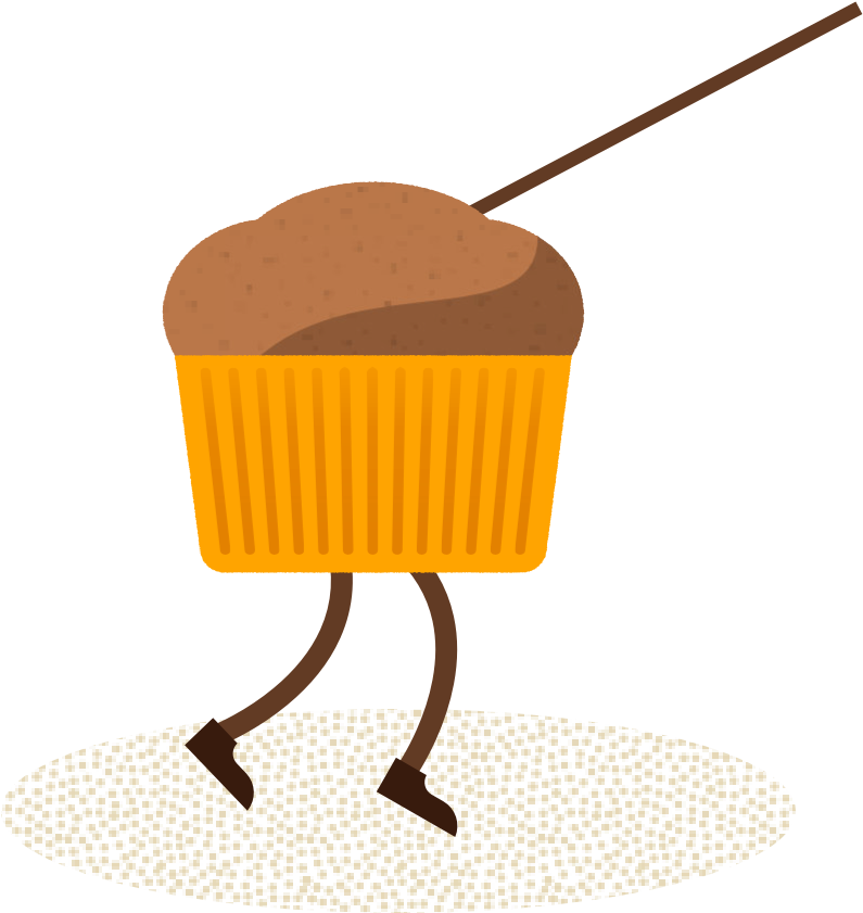 Carrot Cake Cupcake - Illustration (816x875)