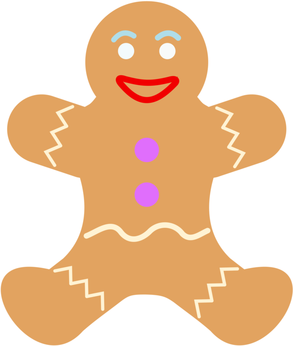 Pro T-shirt Food Biscuit - Bonhomme Pain Epice Dessin (637x750)