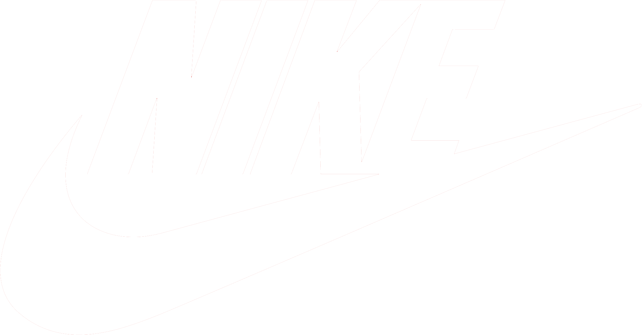 Nike Logo Clip Art At Clker - Nike Logo Png White (2064x1077)