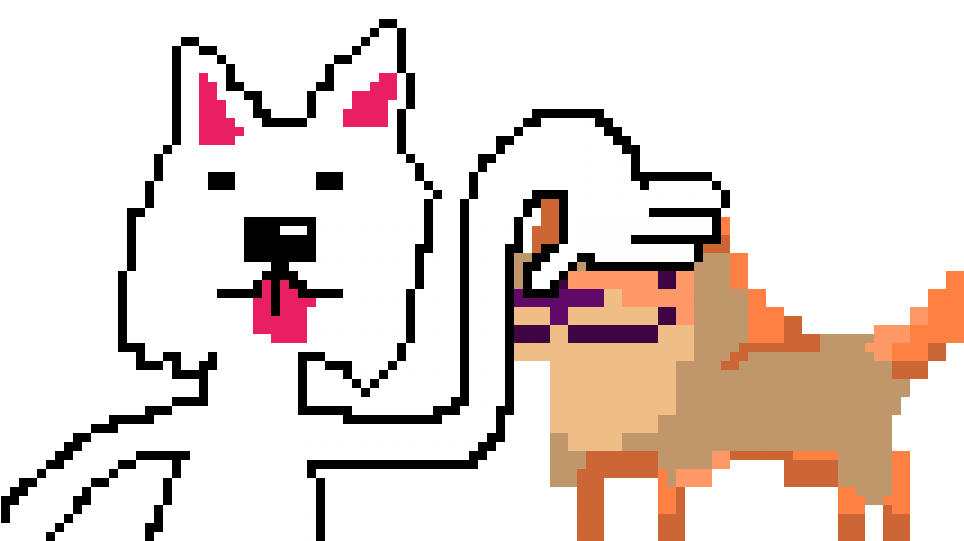Dog Petting Doge - Fancy Pants Adventures (1125x900)