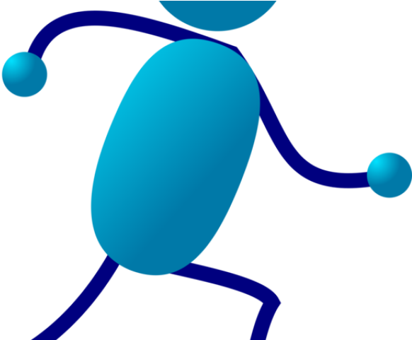 Flash Clipart Running - Stick Man Running (640x480)