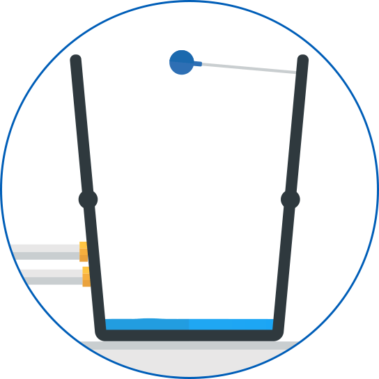 If You Have No Running Water Check Your Cold Water - Circle (544x544)