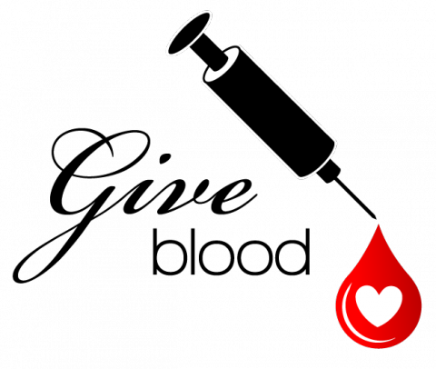Give Blood, Save A Life - Red Cross Blood Drive Transparent (480x406)