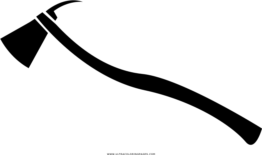 Pick Axe Coloring Page - Pick Axe Coloring Page (1000x599)