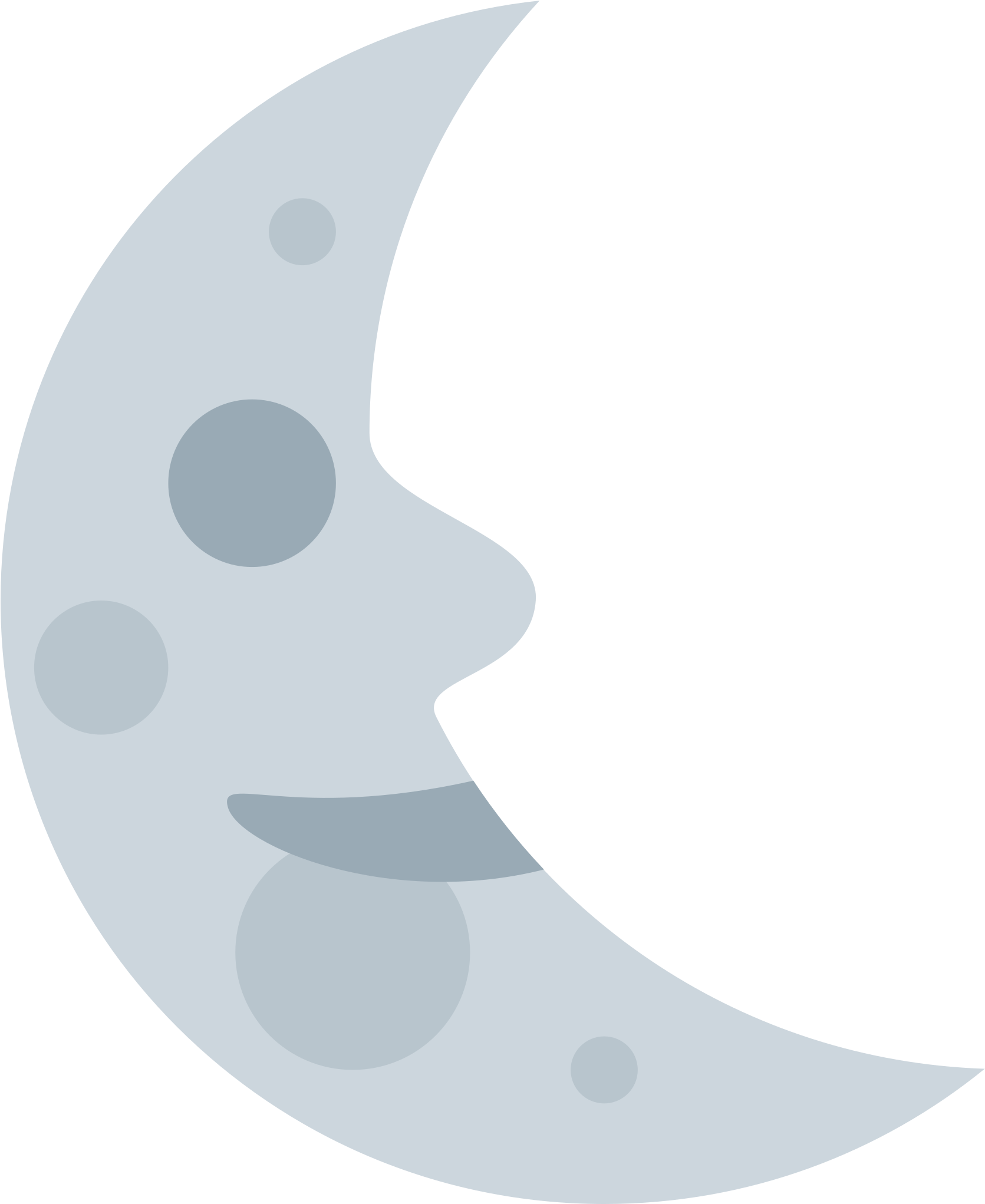 Last Quarter Moon With Face - Last Quarter Moon With Face (2048x2048)