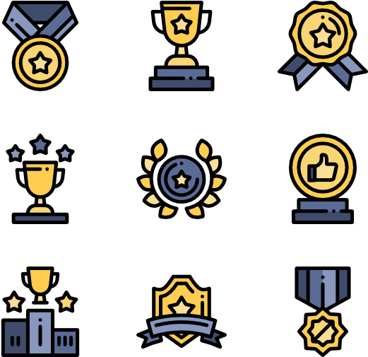 Awards - Halloween Transparent Icons (600x564)