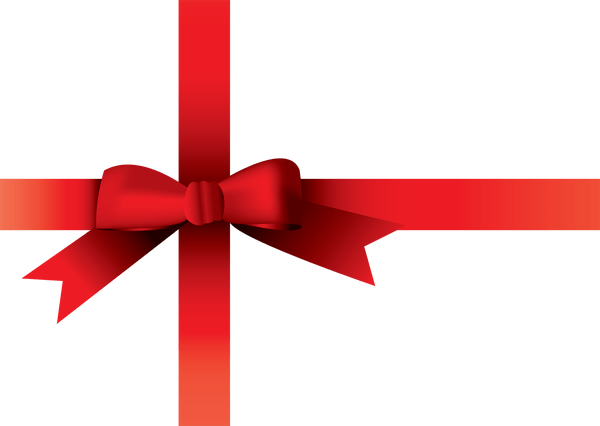 Christmas Red Ribbon Transparent - Christmas Ribbon Transparent Background (600x426)