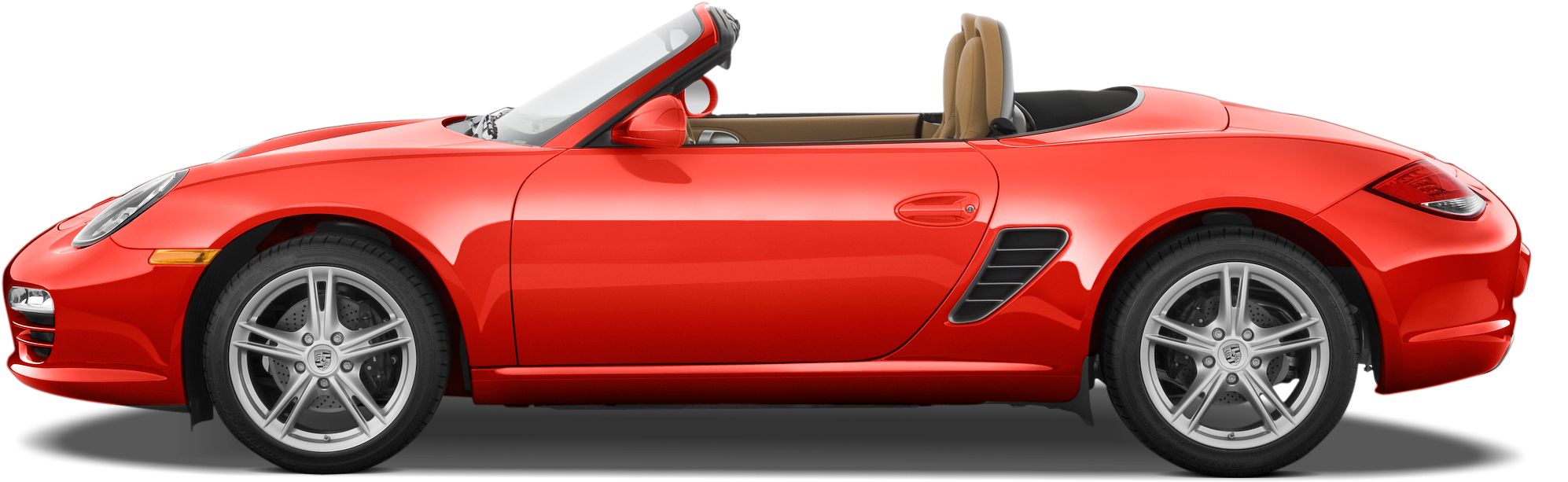 Porsche Clipart Red Convertible - Hyundai Genesis Coupe Side (2048x1360)