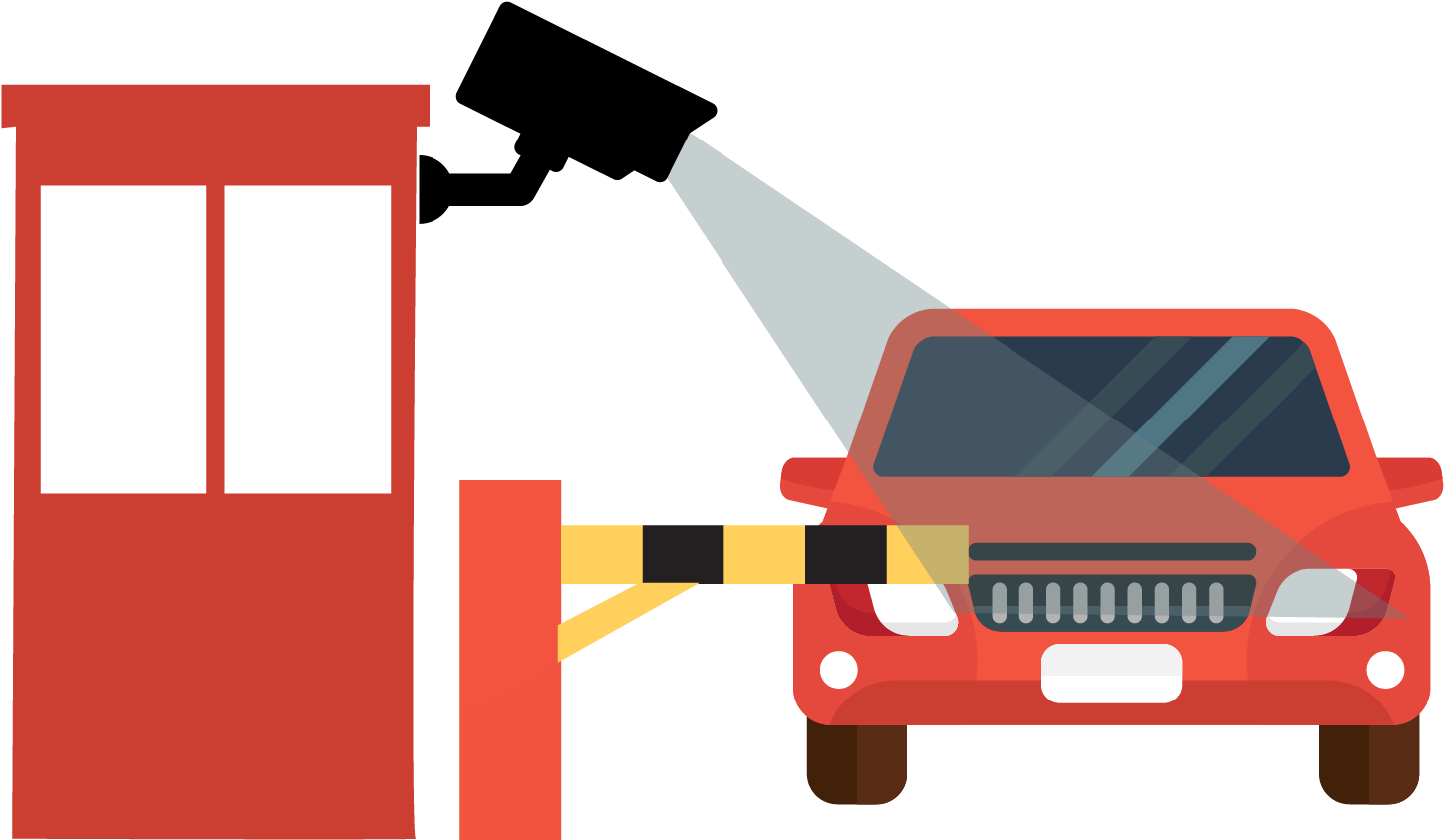 Ferarri Clipart Camera - Toll Road Transparent (1564x1306)