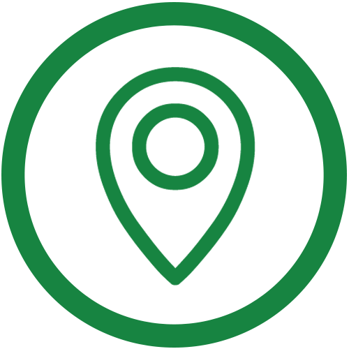 Home State - Green Location Symbol Png (500x500)