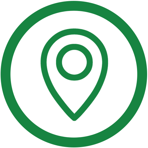 Home State - Green Location Symbol Png (500x500)