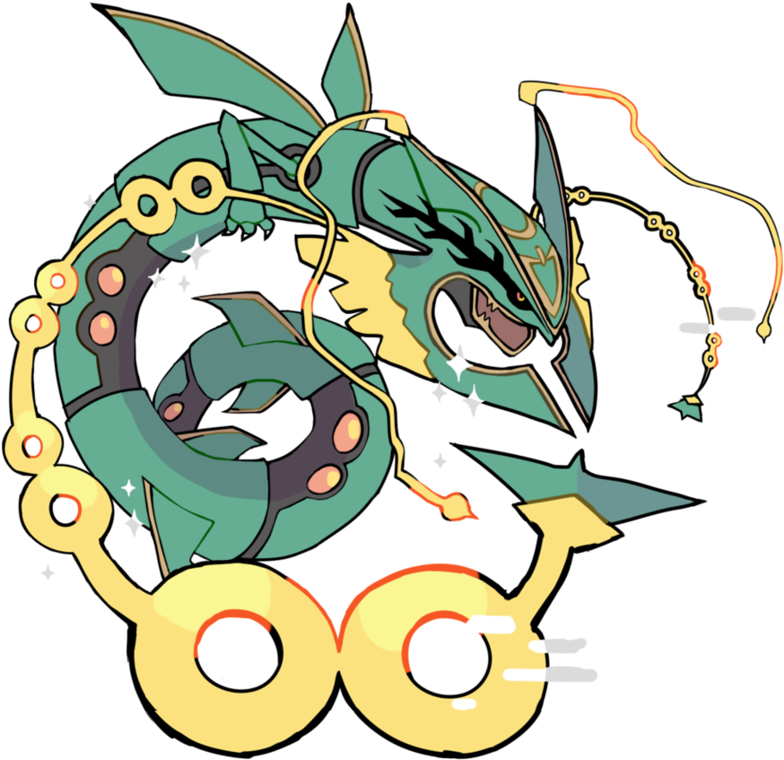 Mega Rayquaza By Florissant On Deviantart - Illustration (894x894)
